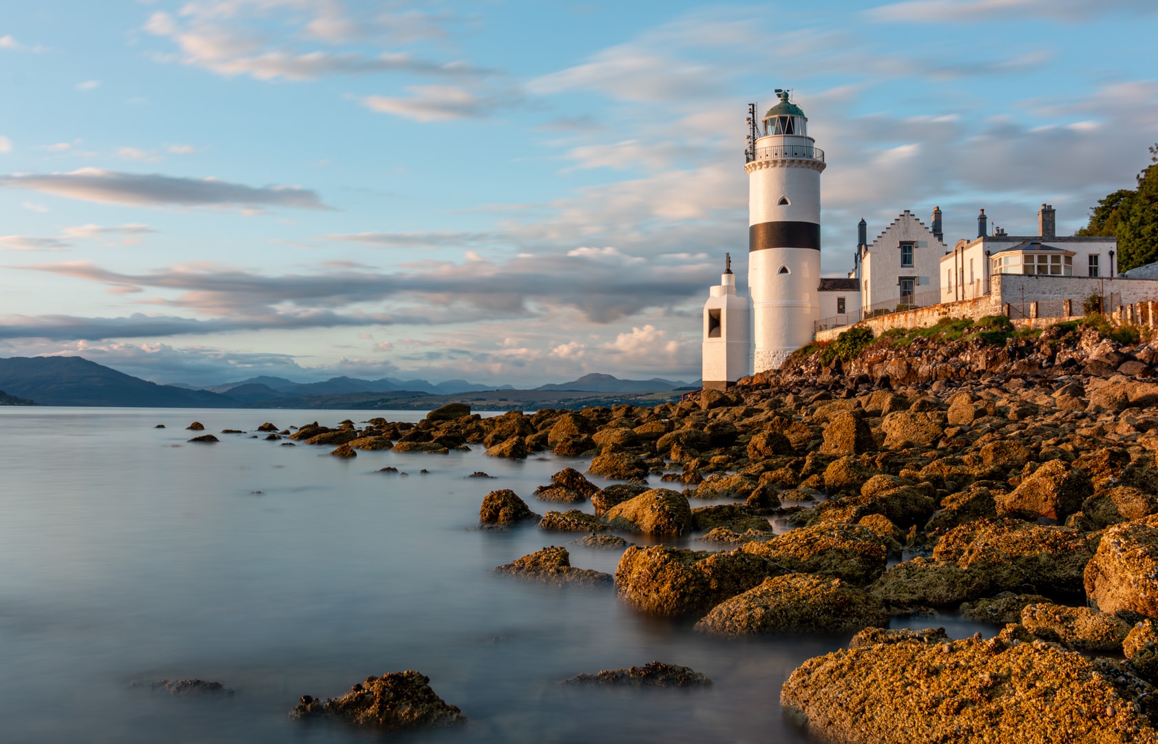 Dusk Light on Cloch Lighthouse