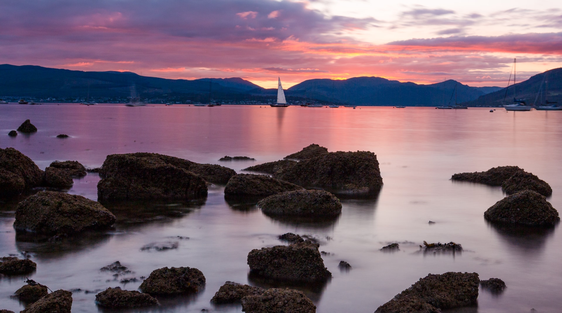 Gourock Marina Sunset