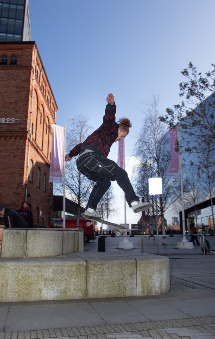 Crouch before the drop